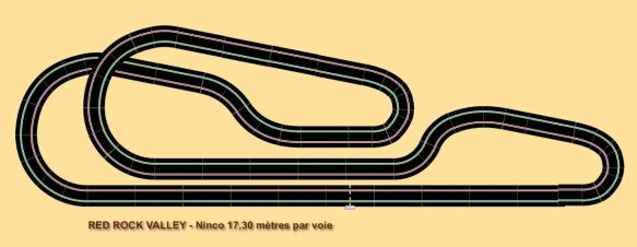 Le circuit "Red Rock Valley", en Ninco