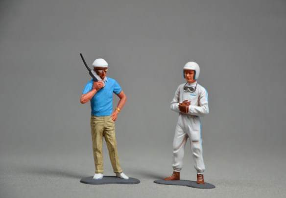 Un pilote et son patron de course / The pilot and the boss!