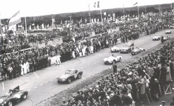 Départ Le Mans 1954